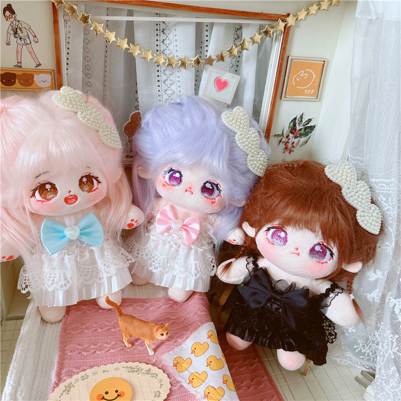 Set Kẹp Tóc 20cm Dễ Thương Cho Búp Bê Jennie Lisa Rose Jisoo