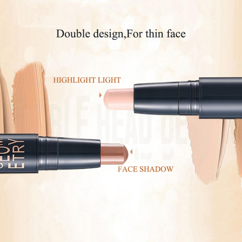 Thỏi tạo khối/bắt sáng 2 đầu che khuyết điểm kháng nước làm sáng màu da