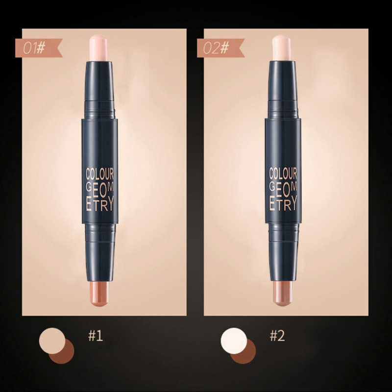 Thỏi tạo khối/bắt sáng 2 đầu che khuyết điểm kháng nước làm sáng màu da