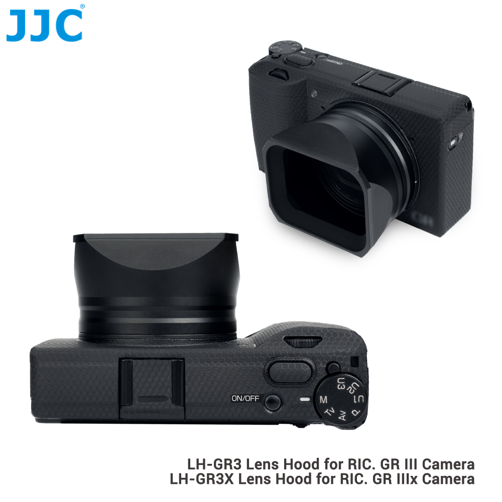 JJC LH-GR3 Loa Che Nắng Hood Lens Vuông Cho Máy Ảnh Ricoh GR III GRIII GR3