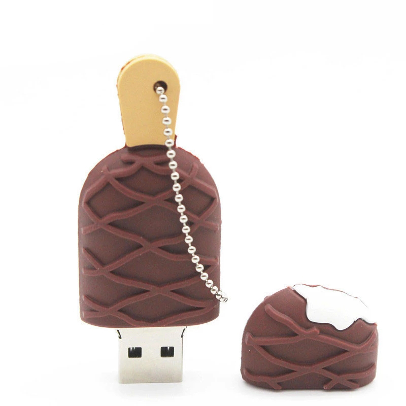 Usb 2.0 Dung Lượng 128gb 1GB 4GB 8GB 16GB 32GB 64GB Hình Cây Kem Dễ Thương
