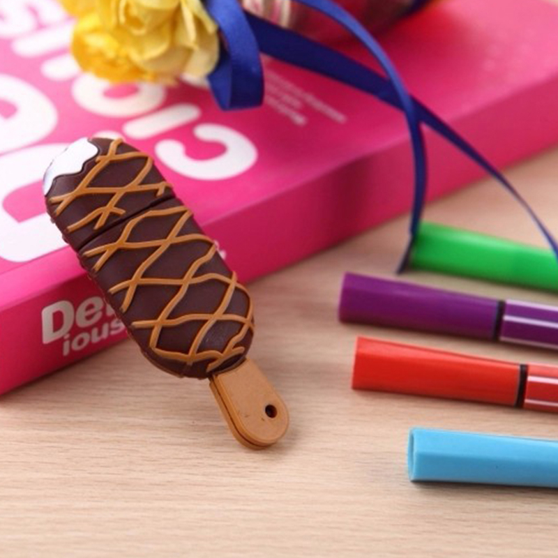 Usb 2.0 Dung Lượng 128gb 1GB 4GB 8GB 16GB 32GB 64GB Hình Cây Kem Dễ Thương