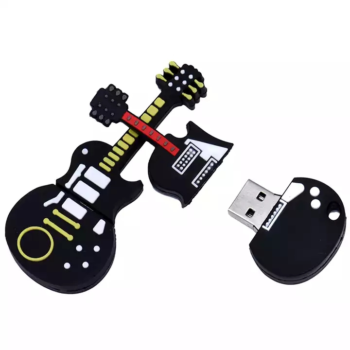 Usb 2.0 Bộ Nhớ 128gb 4GB 8GB 16GB 32GB 64GB Hình Đàn Violin / Piano / Guitar / Notes