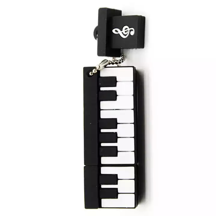 Usb 2.0 Bộ Nhớ 128gb 4GB 8GB 16GB 32GB 64GB Hình Đàn Violin / Piano / Guitar / Notes