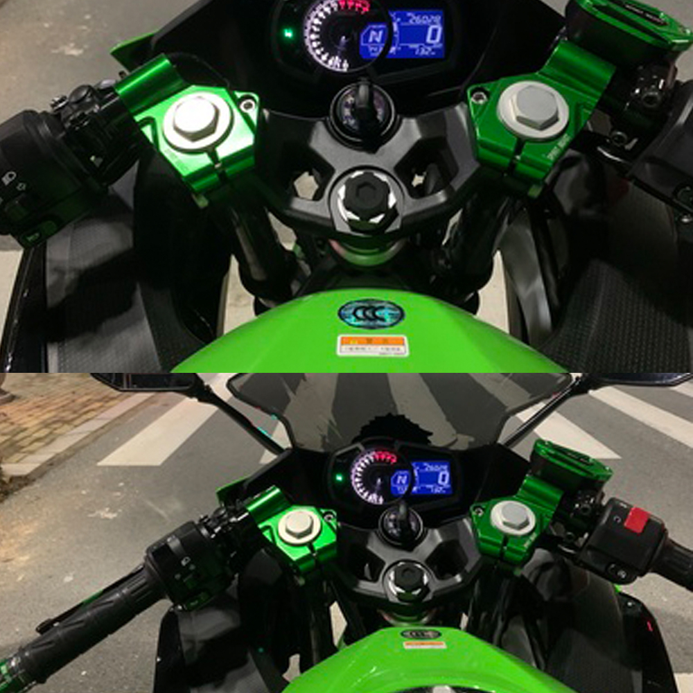 Kẹp Gắn Tay Lái Xe Mô Tô KAWASAKI NINJA400 ninja 400 2018 2019 2020 2021 2022