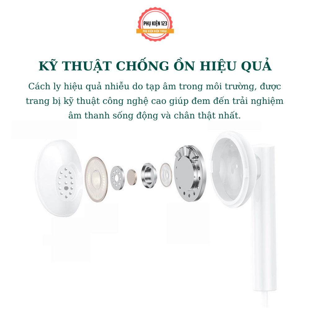 Tai Nghe Nhét Tai Wekome YA-01 Tích Hợp Micro Âm Thanh