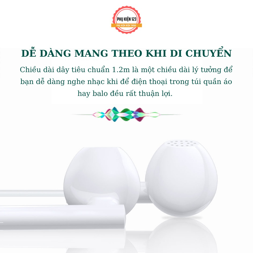 Tai Nghe Nhét Tai Wekome YA-01 Tích Hợp Micro Âm Thanh