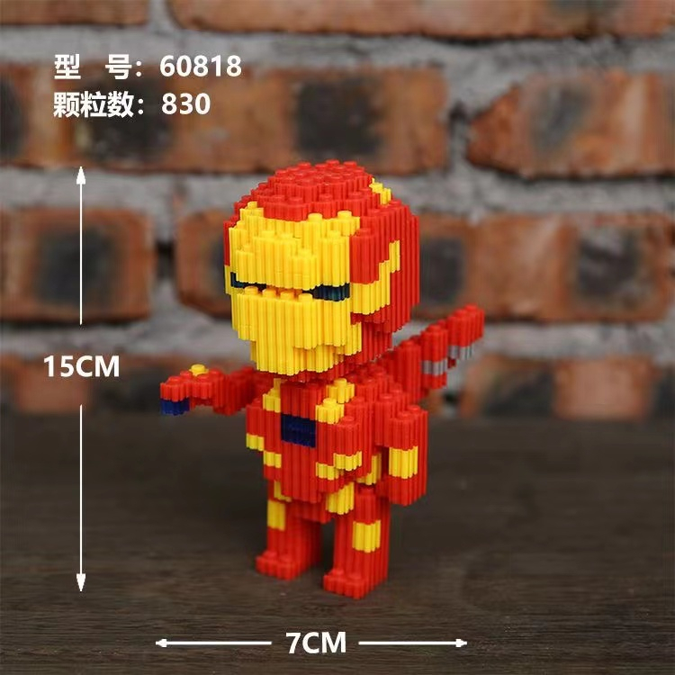 Mô hình 3D lego  Đồ Chơi  lắp ráp Khối Xây Dựng MINI Hình Hoạt Hình DIY Dành Cho Trẻ Em Họa Tiết Hoạt Hình Bộ đồ chơi lắp ráp