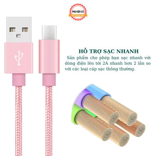 Dây Cáp Sạc MICRO Usb TYPE C Chiều Dài 3m 123 [deerlu02]