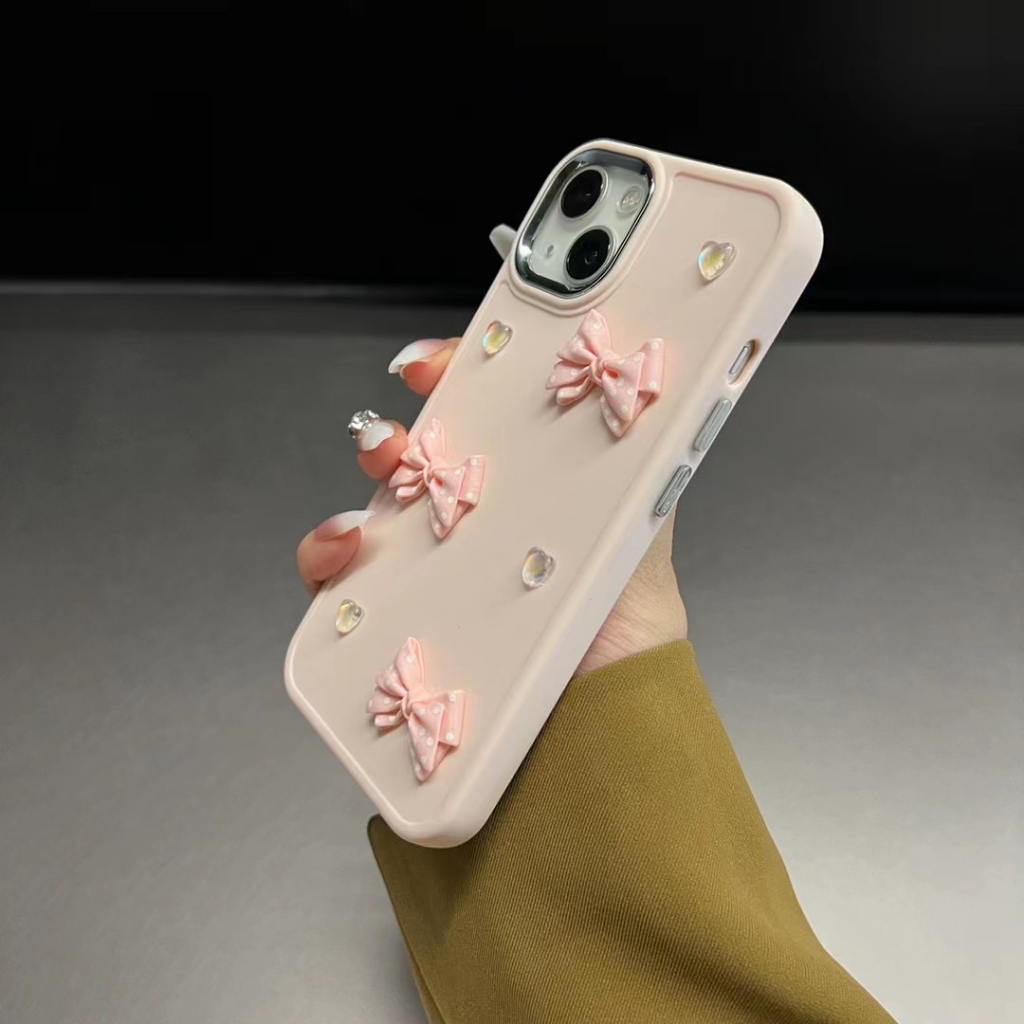 Ốp Điện Thoại tpu Mềm Màu laser Hình Nơ / Trái Tim 3D Cho Iphone 14 14 Pro 14 Pro max 11promax 12 promax 13 Pro max xs max xr x 7 8 plus