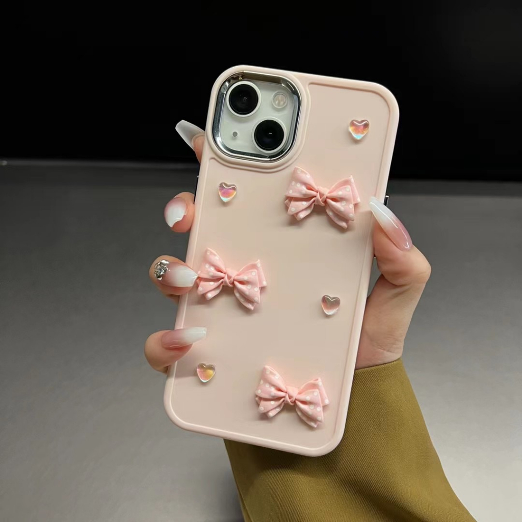 Ốp Điện Thoại tpu Mềm Màu laser Hình Nơ / Trái Tim 3D Cho Iphone 14 14 Pro 14 Pro max 11promax 12 promax 13 Pro max xs max xr x 7 8 plus