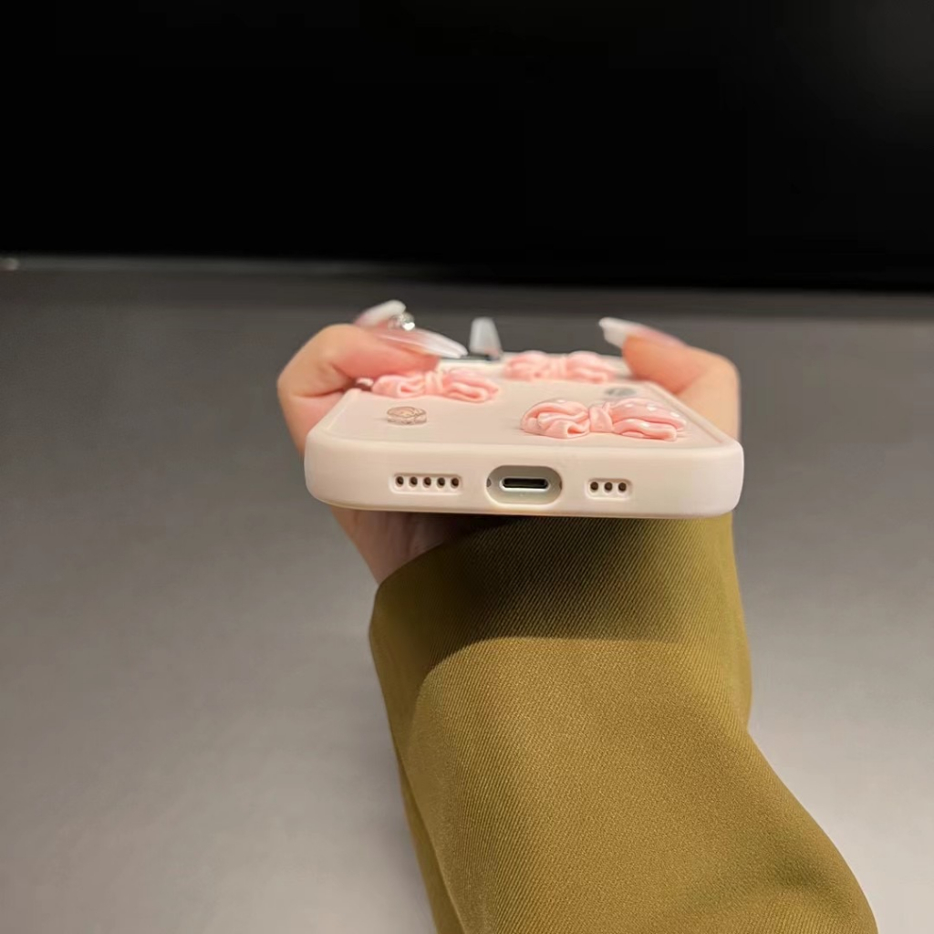 Ốp Điện Thoại tpu Mềm Màu laser Hình Nơ / Trái Tim 3D Cho Iphone 14 14 Pro 14 Pro max 11promax 12 promax 13 Pro max xs max xr x 7 8 plus