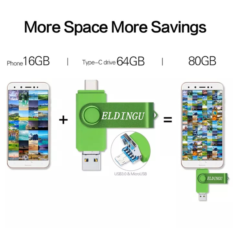 Eldingu Bộ Nhớ usb Tốc Độ Cao 64gb 8gb 16gb 32gb 128gb 256gb 512gb 1tb 2tb