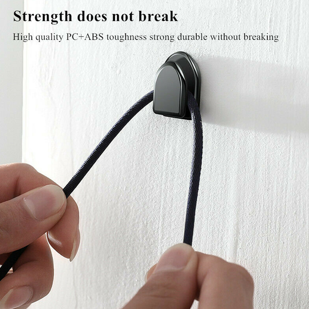 Bộ 4 Móc Treo Túi Rác mini Tự Dính Gắn Lưng Ghế Xe Hơi Ghế xe tựa lưng tựa đầu Hanger Quần áo vô hình Hanger Mini Hook Không có dấu vết Keo Nail miễn phí có thể tháo rời