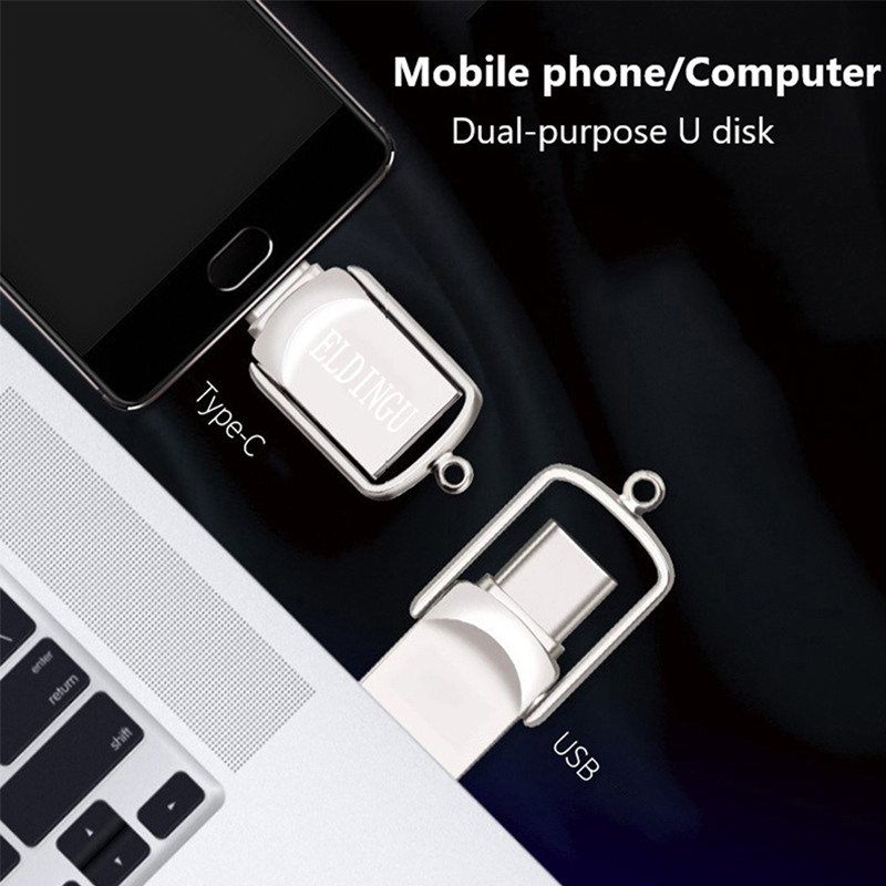 Usb 3.0 64GB 8GB 16GB 32GB 128GB 256GB 512GB Bằng Kim Loại Mạ Bạc