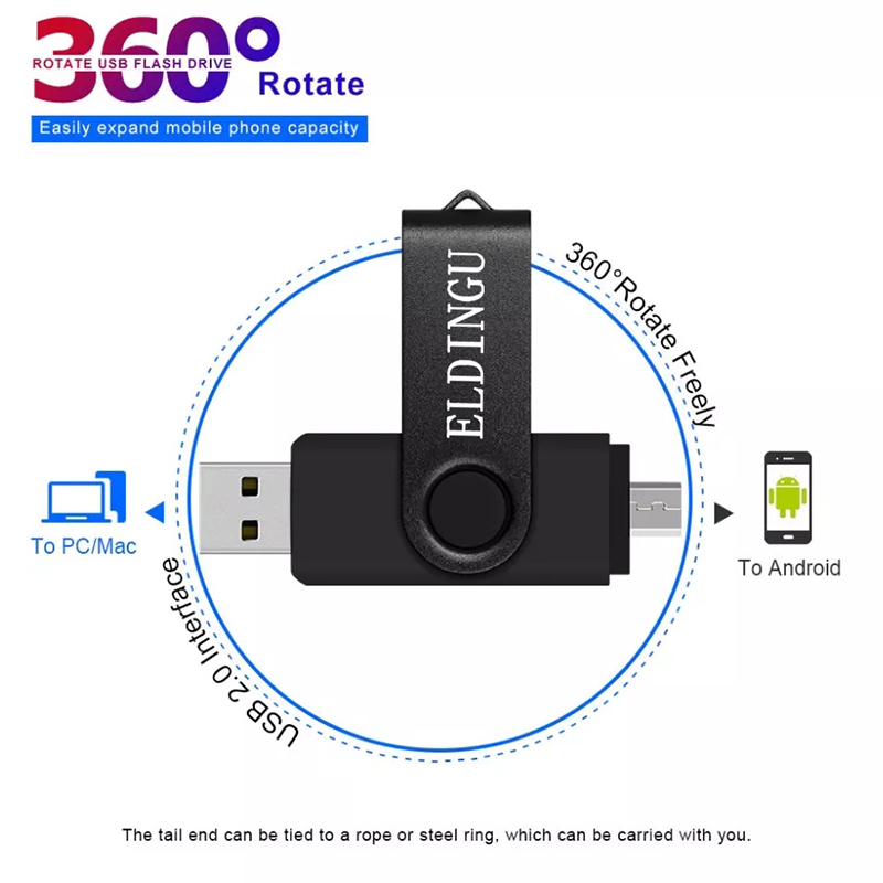 Usb Tốc Độ Cao Bộ Nhớ 100% eldingu otg 128gb 64gb 32gb 16gb 8gb 4gb 2gb 1gb usb