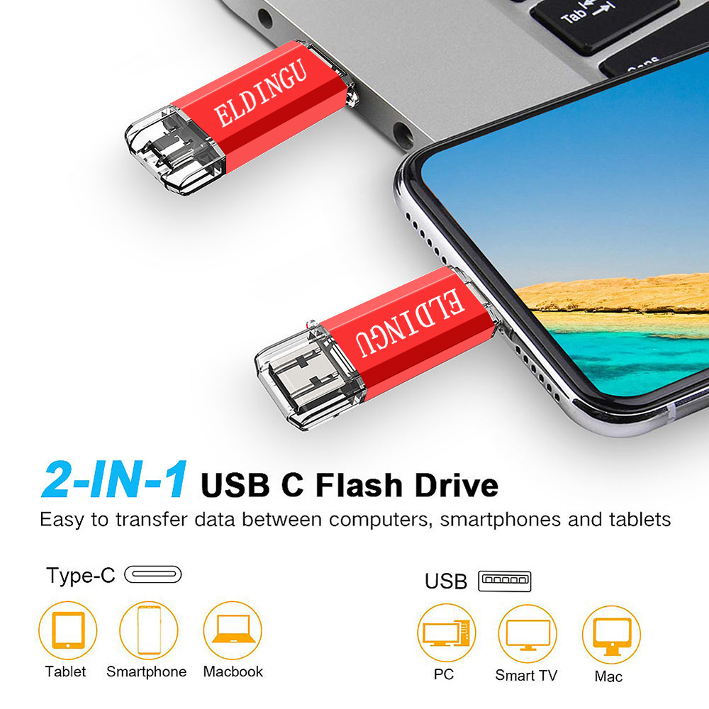 Eldingu Bộ Nhớ usb Loại c 8gb 128gb 64gb 128gb 16g 32gb