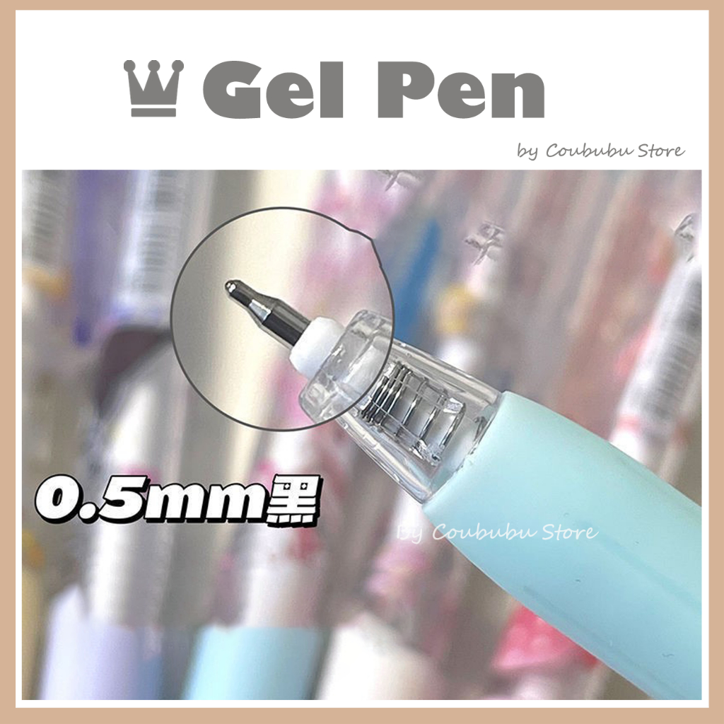 SANRIO ✿Áo Khoác Coububububu Coububu✿ Bút Bi Ngòi 0.5 Kulomi Họa Tiết Hoạt Hình Dễ Thương