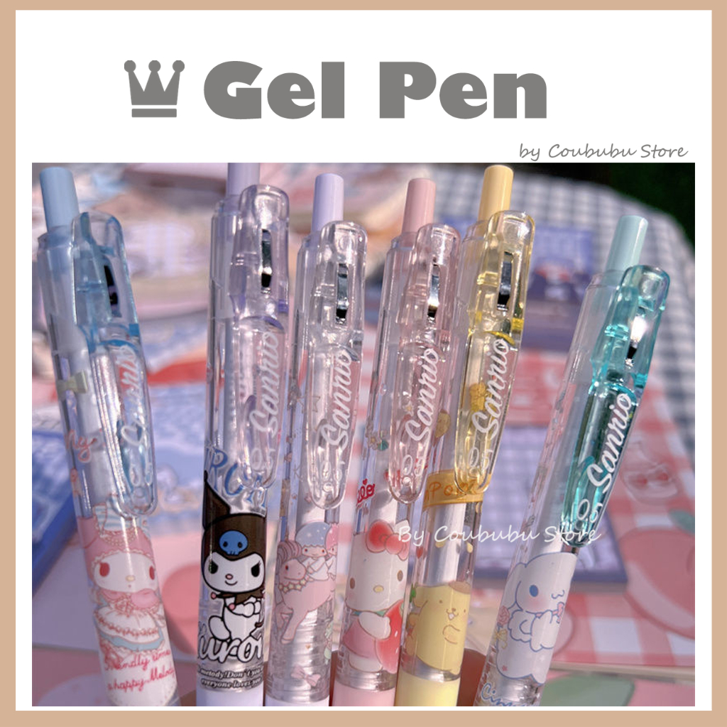 SANRIO ✿Áo Khoác Coububububu Coububu✿ Bút Bi Ngòi 0.5 Kulomi Họa Tiết Hoạt Hình Dễ Thương