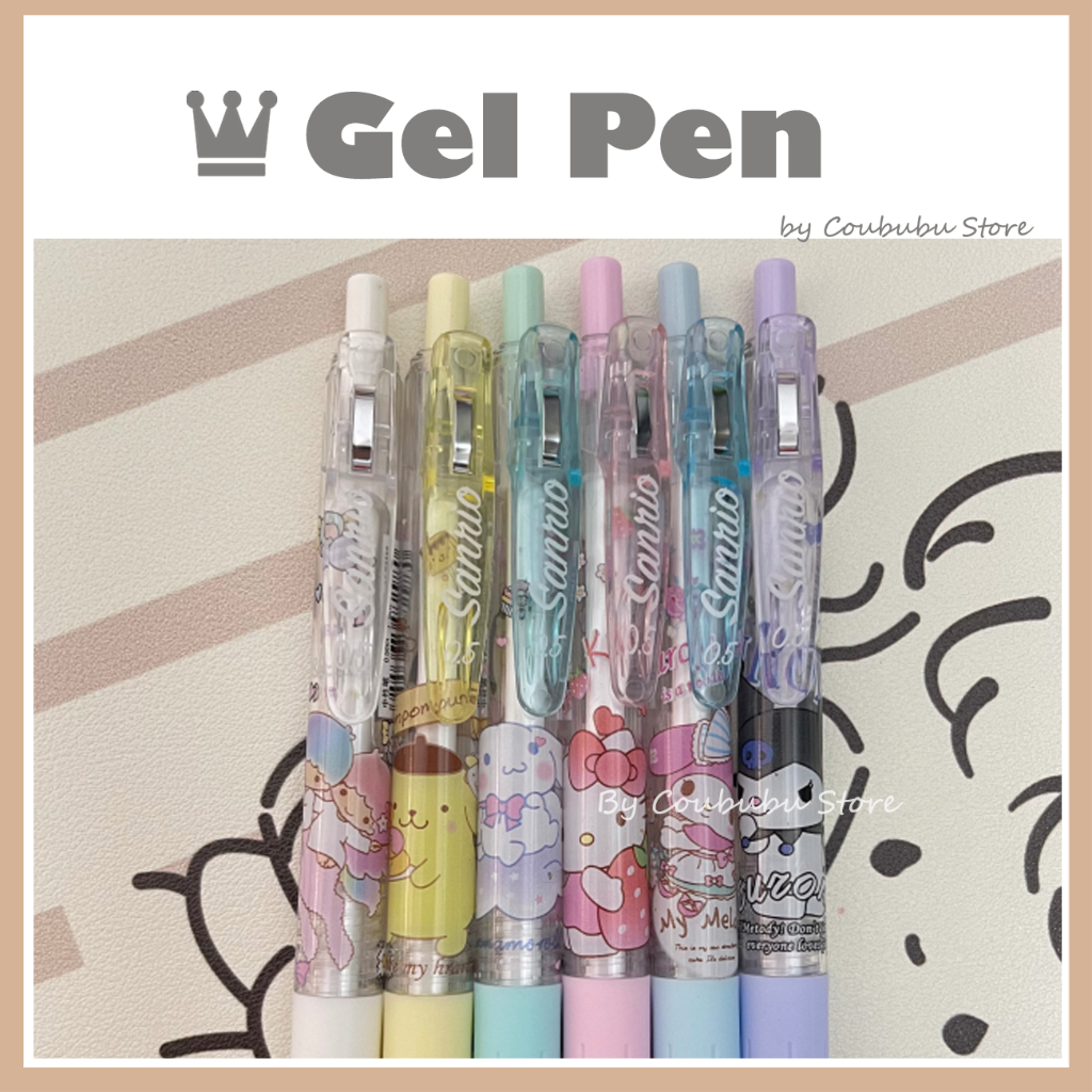 SANRIO ✿Áo Khoác Coububububu Coububu✿ Bút Bi Ngòi 0.5 Kulomi Họa Tiết Hoạt Hình Dễ Thương