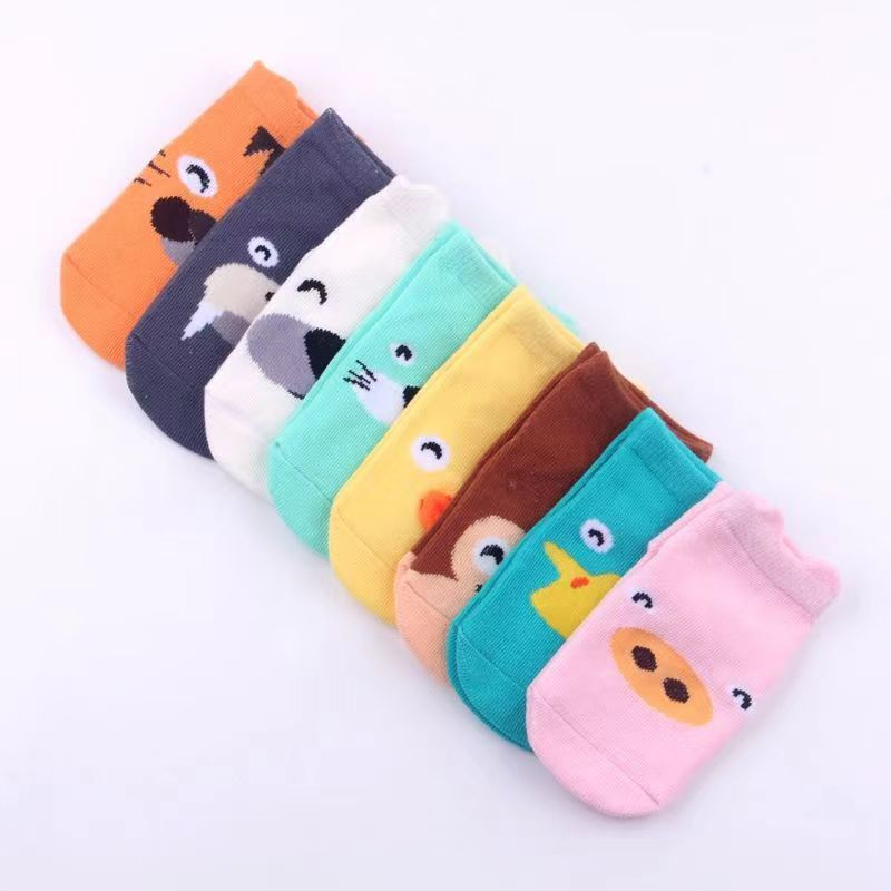 Vớ cotton In Họa Tiết Hoạt Hình Dễ Thương Thời Trang Cho Bé