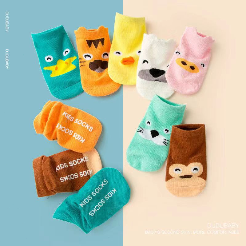 Vớ cotton In Họa Tiết Hoạt Hình Dễ Thương Thời Trang Cho Bé