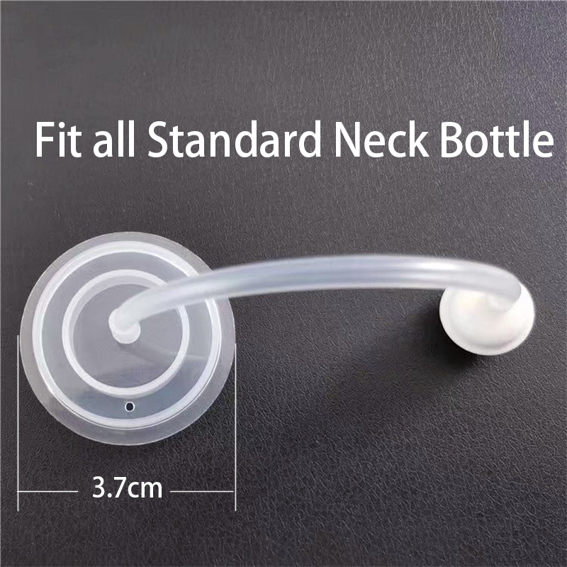 Bình Sữa Có Ống Hút Chống Tràn Tiêu Chuẩn Cho Bé