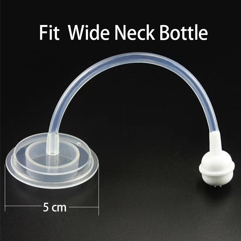 Bình Sữa Có Ống Hút Chống Tràn Tiêu Chuẩn Cho Bé