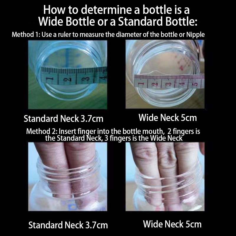 Bình Sữa Có Ống Hút Chống Tràn Tiêu Chuẩn Cho Bé