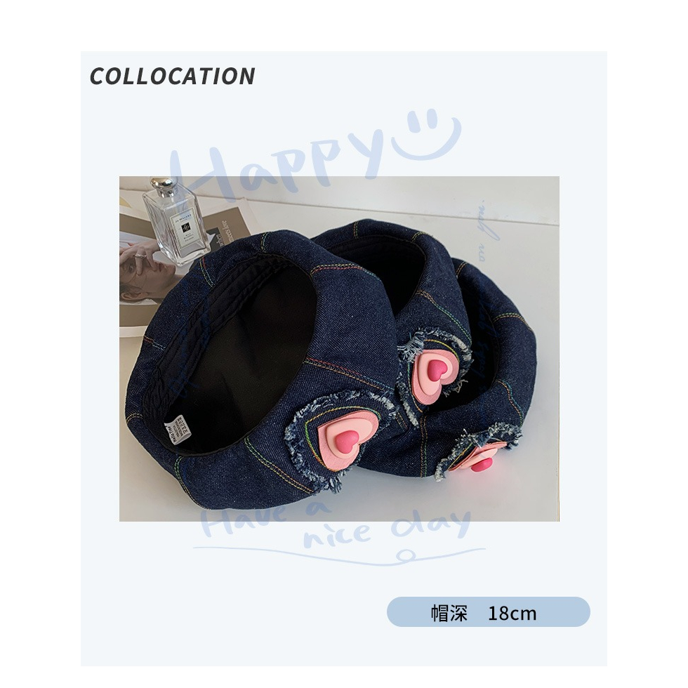 Mũ Beret Cao Bồi Mùa Xuân Hè Phiên Bản Hàn Quốc Dễ Phối Đồ Cho Nữ