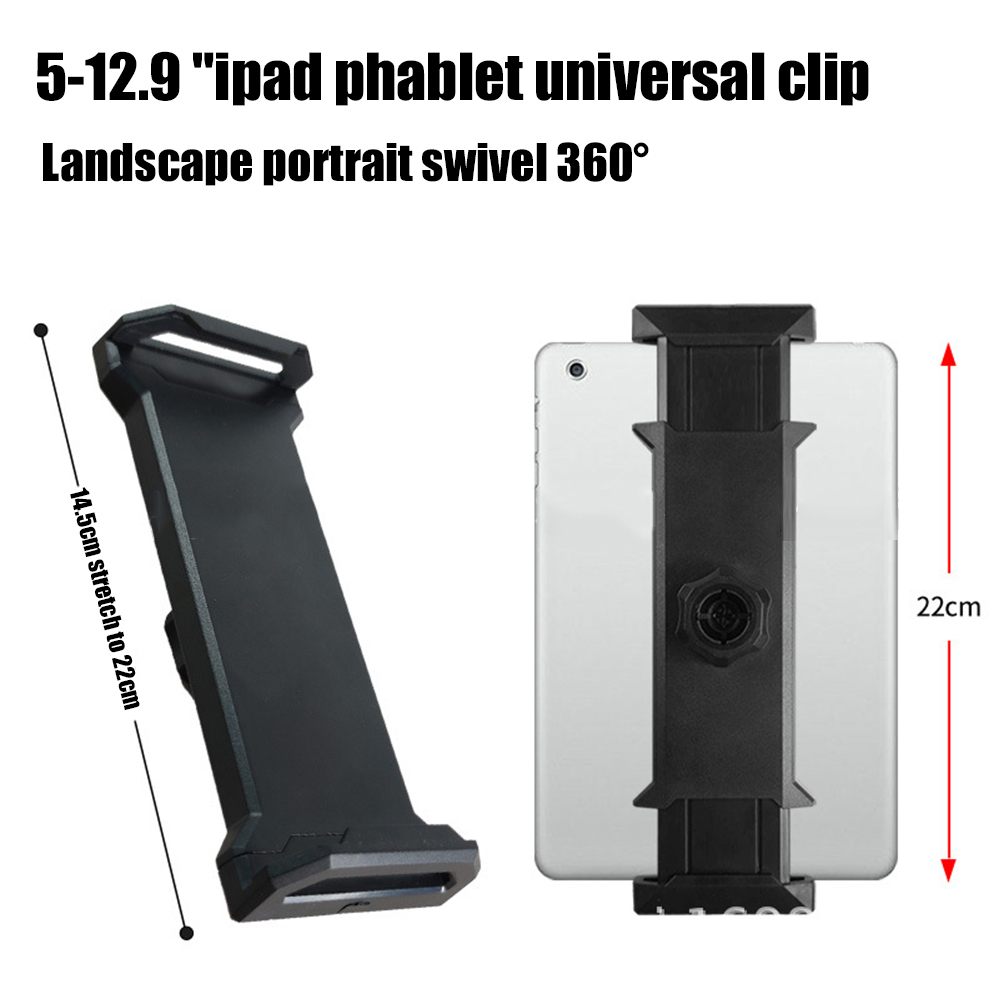 Kẹp Đỡ Điện Thoại / Máy Tính Bảng 5-12.9 inch 17mm Kích Thước Mở Rộng 14.5-22cm