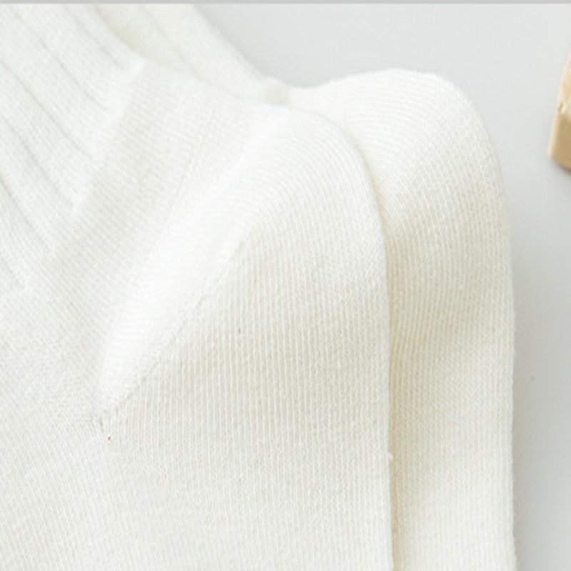 Đôi Tất Chân Cotton Thoáng Khí Màu Trơn Đơn Giản Thời Trang Cho Nữ