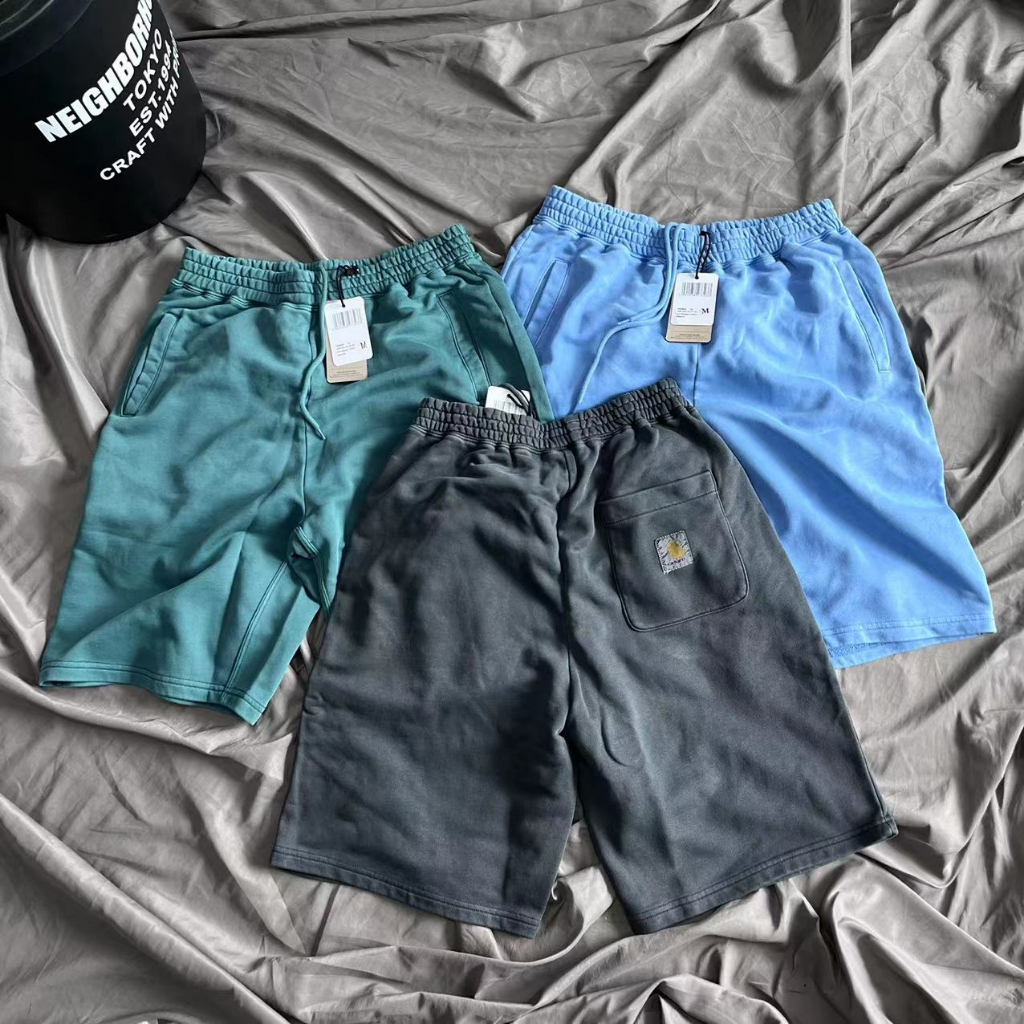 Carhartt WIP Heavy Quần Short Thể Thao Terry Batik Cỡ Nhỏ Phong Cách Cặp Đôi Cho Nam Và Nữ