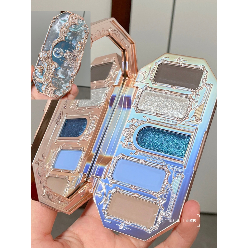 Bảng Phấn Trang Điểm Mắt Năm Màu Sắc Dòng Nàng Tiên Cá Hoa KNOWS Moonlight