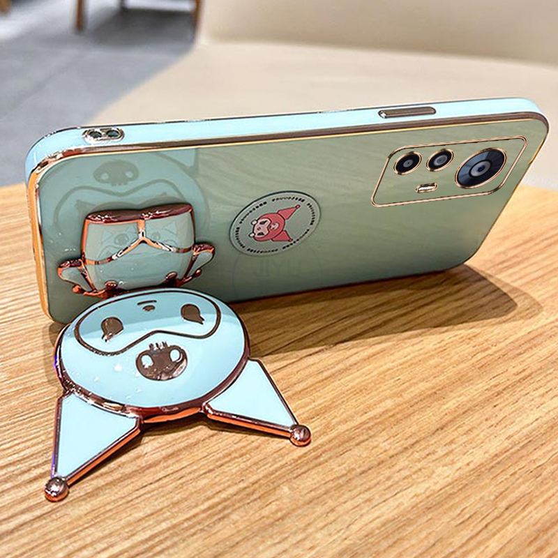 Ốp Điện Thoại Silicone Mềm Gấp Gọn Tích Hợp Gương Trang Điểm Cho Xiaomi 13 12T 11T 10T Pro 12 11 Lite 5G