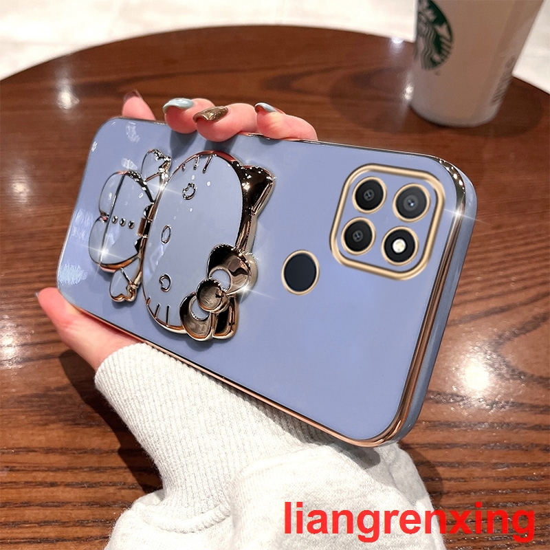 Ốp lưng REALME C21Y C25Y realme C21 Ốp Điện Thoại Silicon Mềm Chống Sốc Mạ Điện Cho REALME C21Y C25Y C21 C21 DDJZM01 viền vuông cute