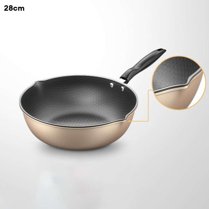 HellojimmyChảo Chống DínhHoneycomb Dùng Cho Bếp gas