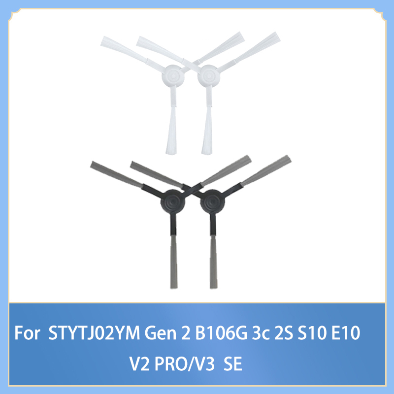 Chổi Bên Tam Giác Cho robot Hút Bụi xiaomi mijia mop p stytj02ym gen 2 generation 3c 2s e10c s10 b106gl e10 viomi v2 pro / v3 se