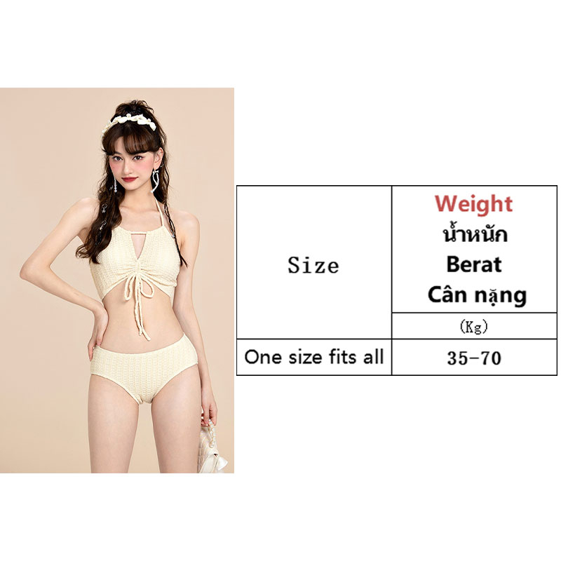 HUIZUMEI Boutique bikini Ba Mảnh Đi Biển Kỳ Nghỉ