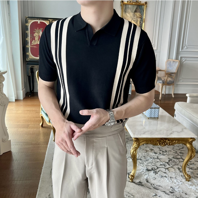 Áo Thun POLO Tay Ngắn Size M-3xl Thời Trang Mùa Hè Cho Nam