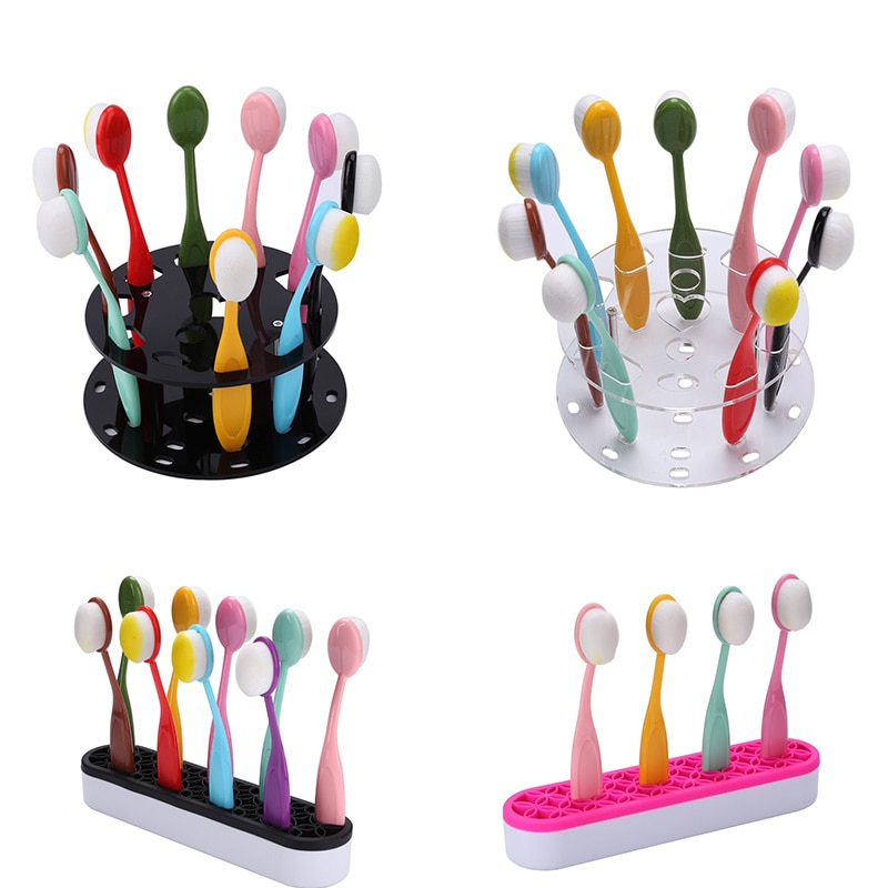 Giá Đỡ Cọ Trang Điểm Bằng Silicone Đa Năng DIY