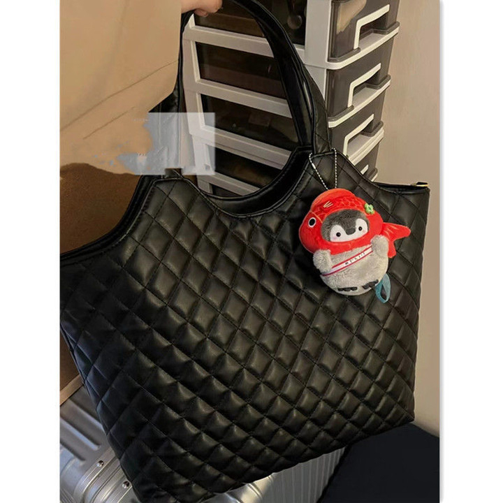 Túi xách LAZ JOHNN cỡ lớn màu trơn họa tiết kim cương thời trang xu hướng mới cho nữ