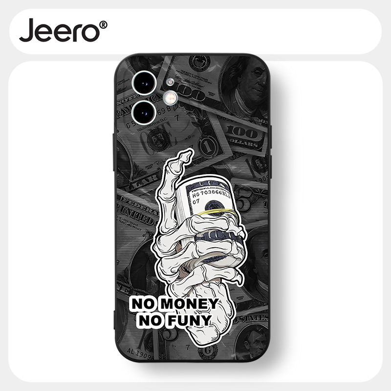 Ốp lưng JEERO mềm chống bẩn dễ thương đẹp ngầu nam Cho iPhone 15 14 13 12 11 Pro Max SE 2020 X XR XS 8 7 ip 6S 6 Plus HFF3080