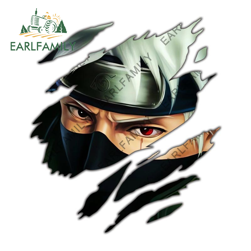 Miếng Dán Trang Trí Xe Hơi Chống Trầy Chống Thấm Nước Họa Tiết Hoạt Hình Naruto 13Cmx11.4Cm