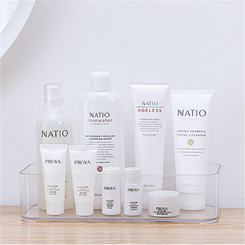 Ilikebag Hộp Bảo Quản Mỹ Phẩm Có Thể Xếp Chồng Rõ Ràng Nhiều Ngăn Tổ Chức Trang Điểm Chăm Sóc Da Son Môi Tăm Bông