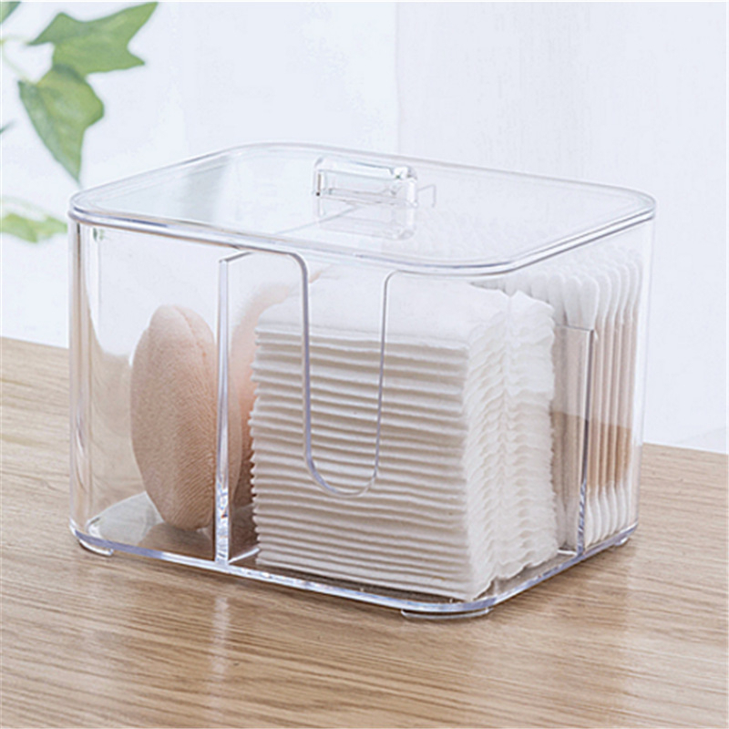 Ilikebag Hộp Bảo Quản Mỹ Phẩm Có Thể Xếp Chồng Rõ Ràng Nhiều Ngăn Tổ Chức Trang Điểm Chăm Sóc Da Son Môi Tăm Bông