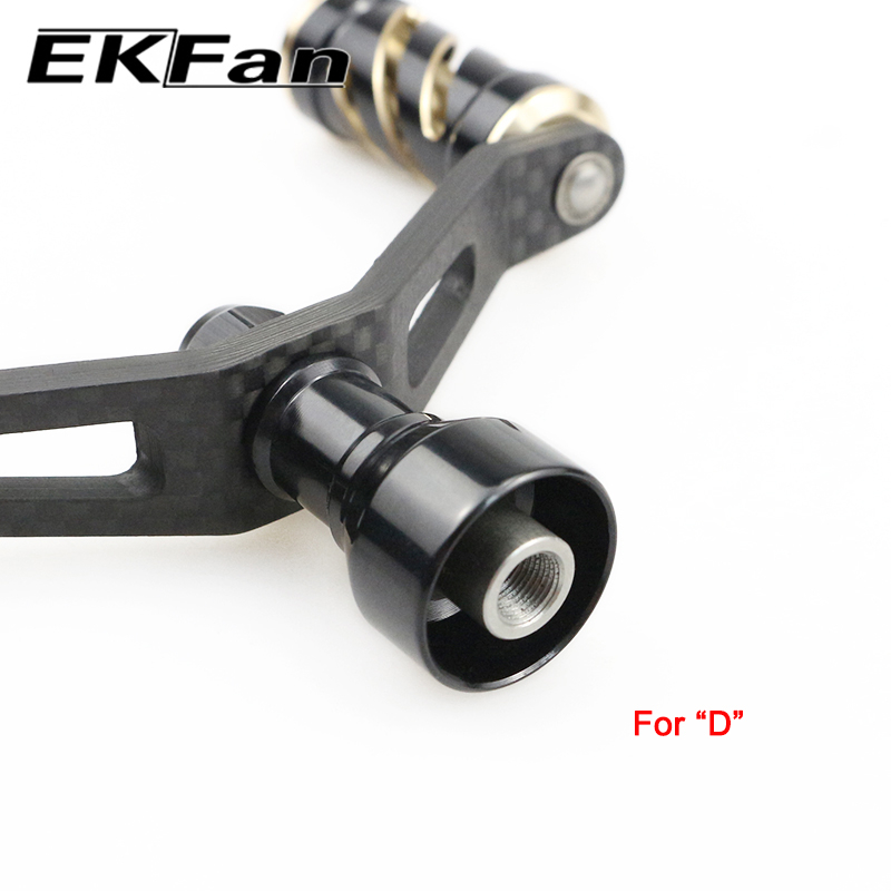 Tay Cầm Guồng Quay Cần Câu Cá Bằng Hợp Kim Nhôm Sợi Carbon Cho abu Daiwa DIY