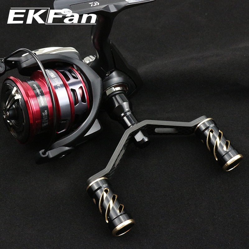 Tay Cầm Guồng Quay Cần Câu Cá Bằng Hợp Kim Nhôm Sợi Carbon Cho abu Daiwa DIY