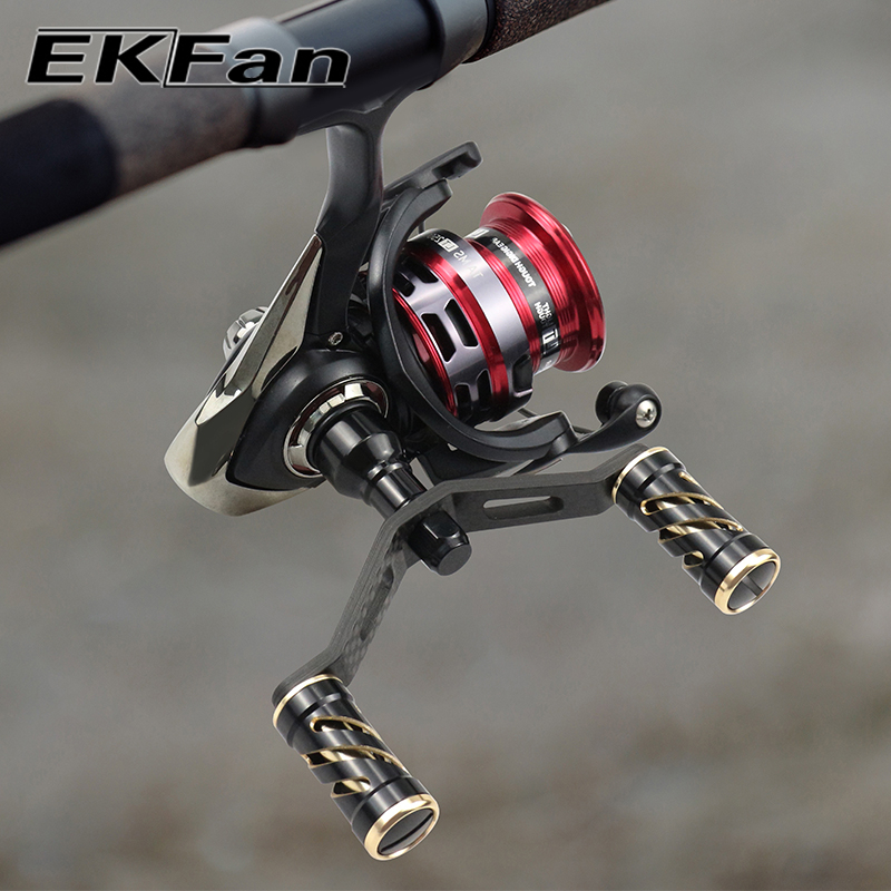 Tay Cầm Guồng Quay Cần Câu Cá Bằng Hợp Kim Nhôm Sợi Carbon Cho abu Daiwa DIY