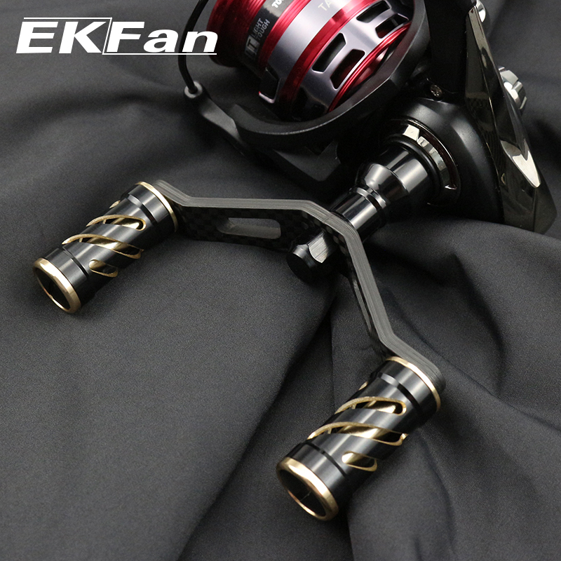 Tay Cầm Guồng Quay Cần Câu Cá Bằng Hợp Kim Nhôm Sợi Carbon Cho abu Daiwa DIY